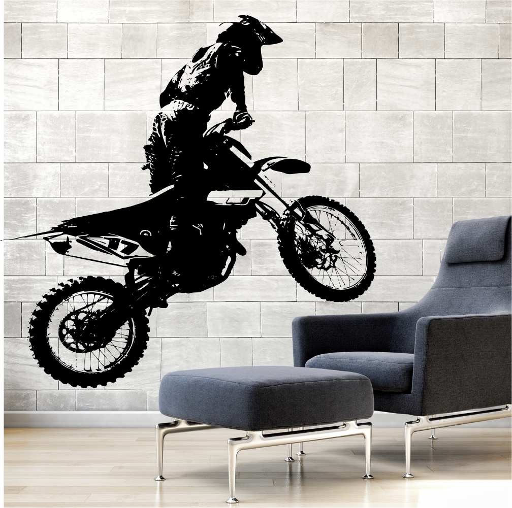 Naklejki ścienne motocykle – jak wybrać i dobrze przykleić