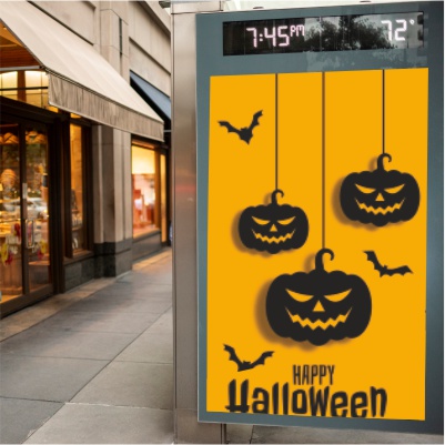 naklejki helloween duchy i nietoperze